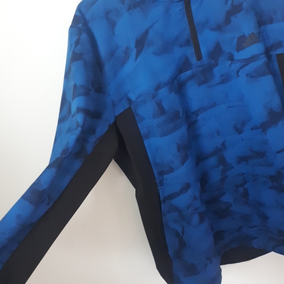 Adidas Men's Blue and Black Top Size Medium - Picture 5 of 8